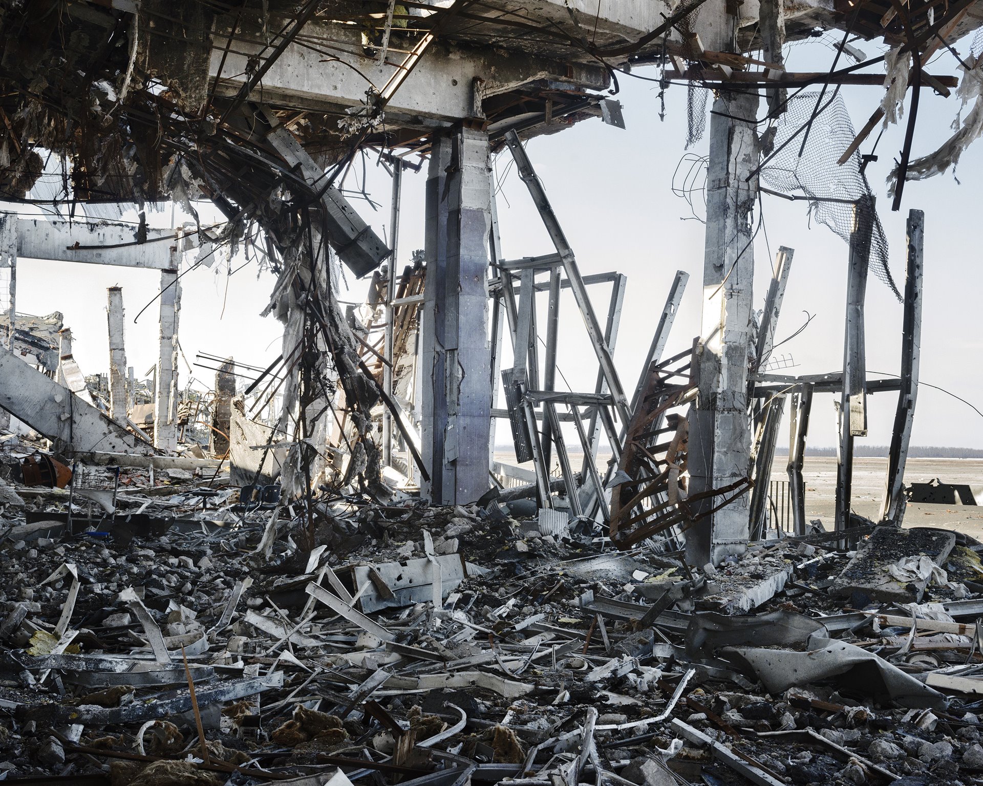 Donetsk Airport lies shattered after Ukrainian and separatist fighting to gain control over it. The strategically important airport was one of the key battlegrounds of the 2014/2015 conflict, as separatists tried for months to seize it. They succeeded in January 2015, and have held the destroyed airport ever since.