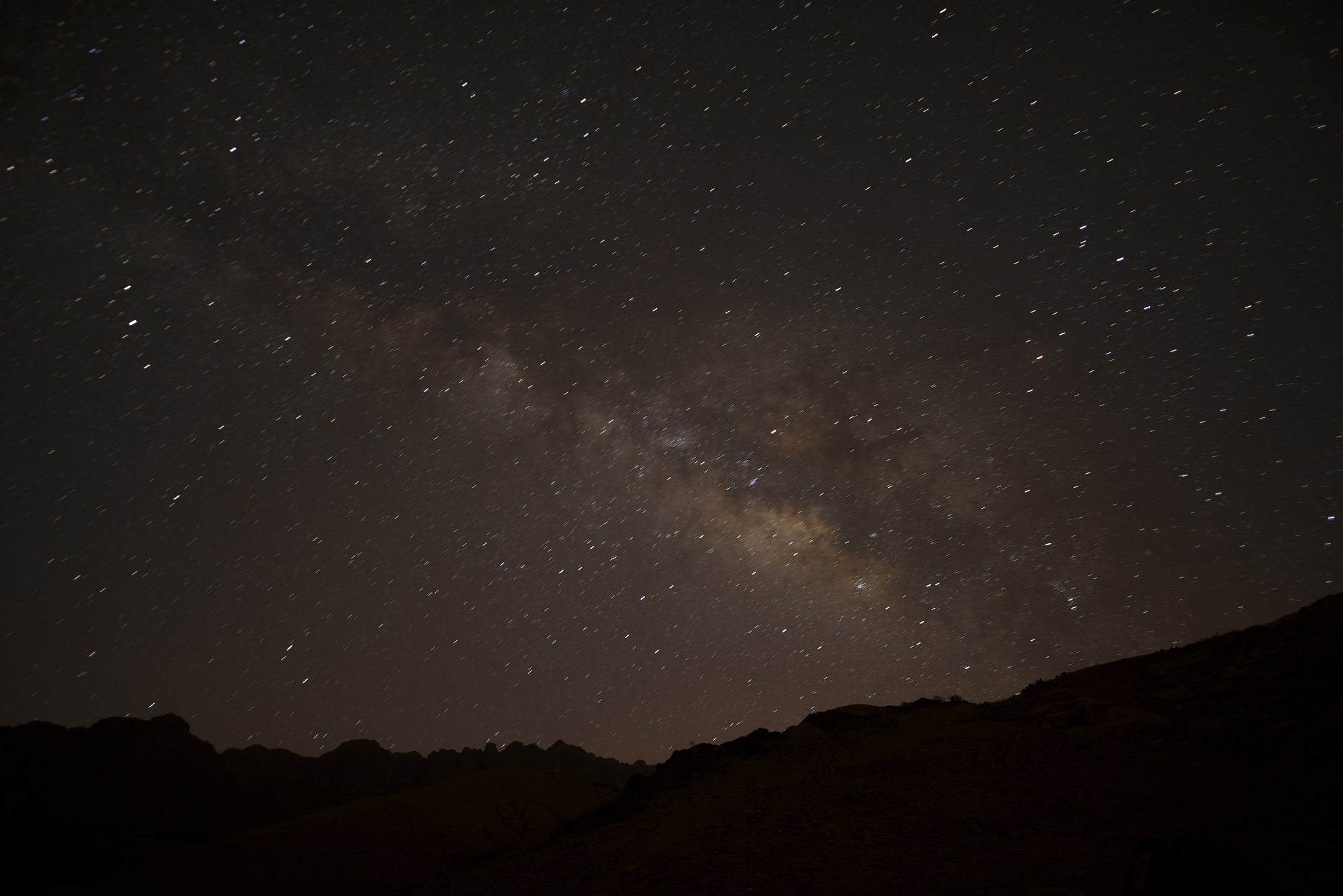 <p>The Milky Way is seen above Sheikh Awad village, South Sinai, Egypt. Bedouin people have long used the stars to guide themselves through the desert.</p>
