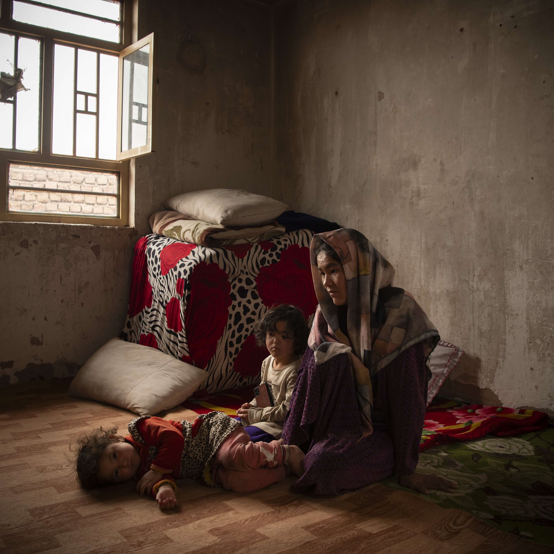 Fatemeh (25) fled an abusive husband in Iran, and returned with her daughters Mahdia (5) and Asra (3) to Herat, Afghanistan where &ndash; despite experiencing hardship and poverty &ndash; she feels safer and hopes for a better future.