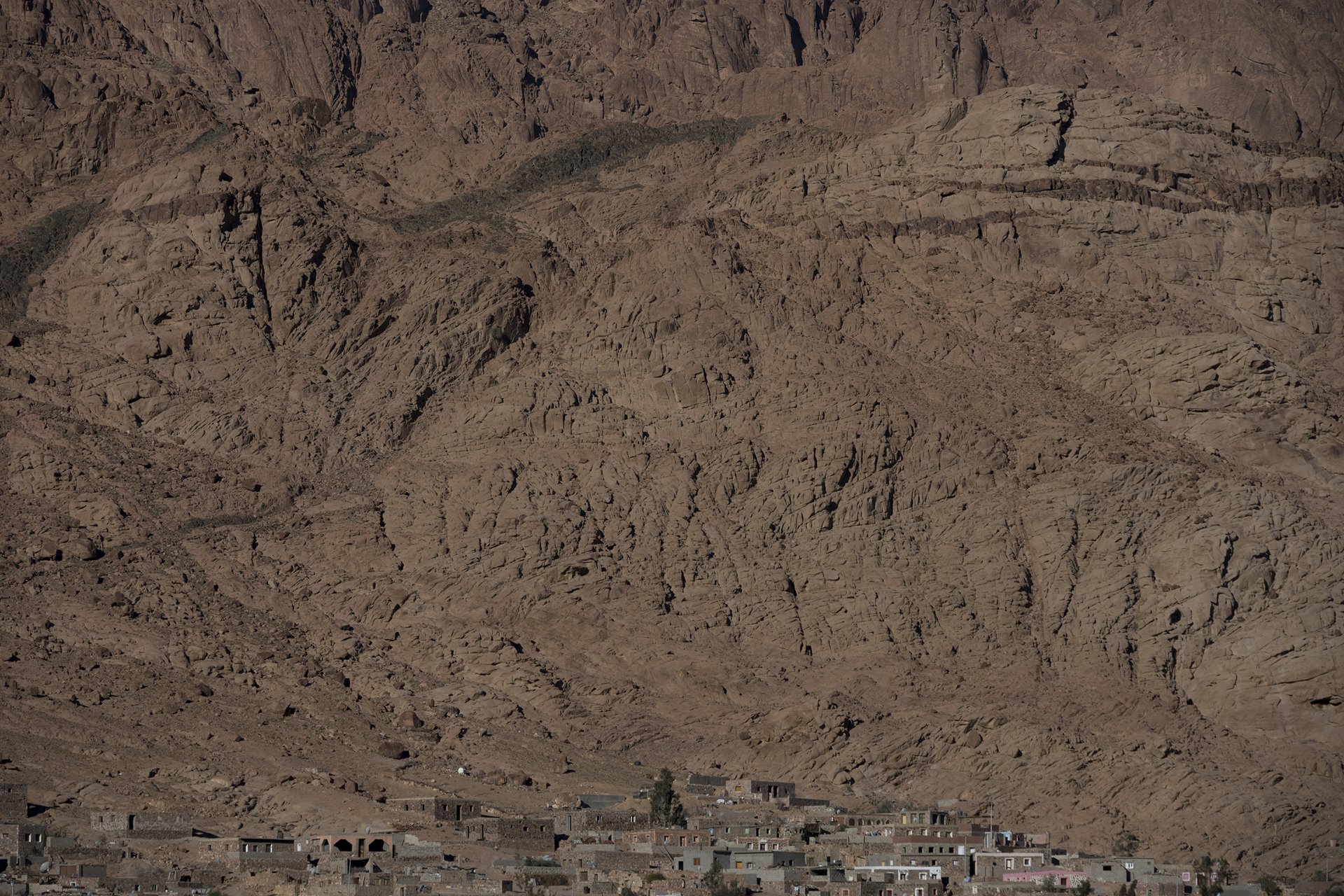 The city center of St, Catherine, South Sinai, Egypt. The region is naturally isolated from other regions in Egypt and is uniquely defined by the interconnectedness between people and land.