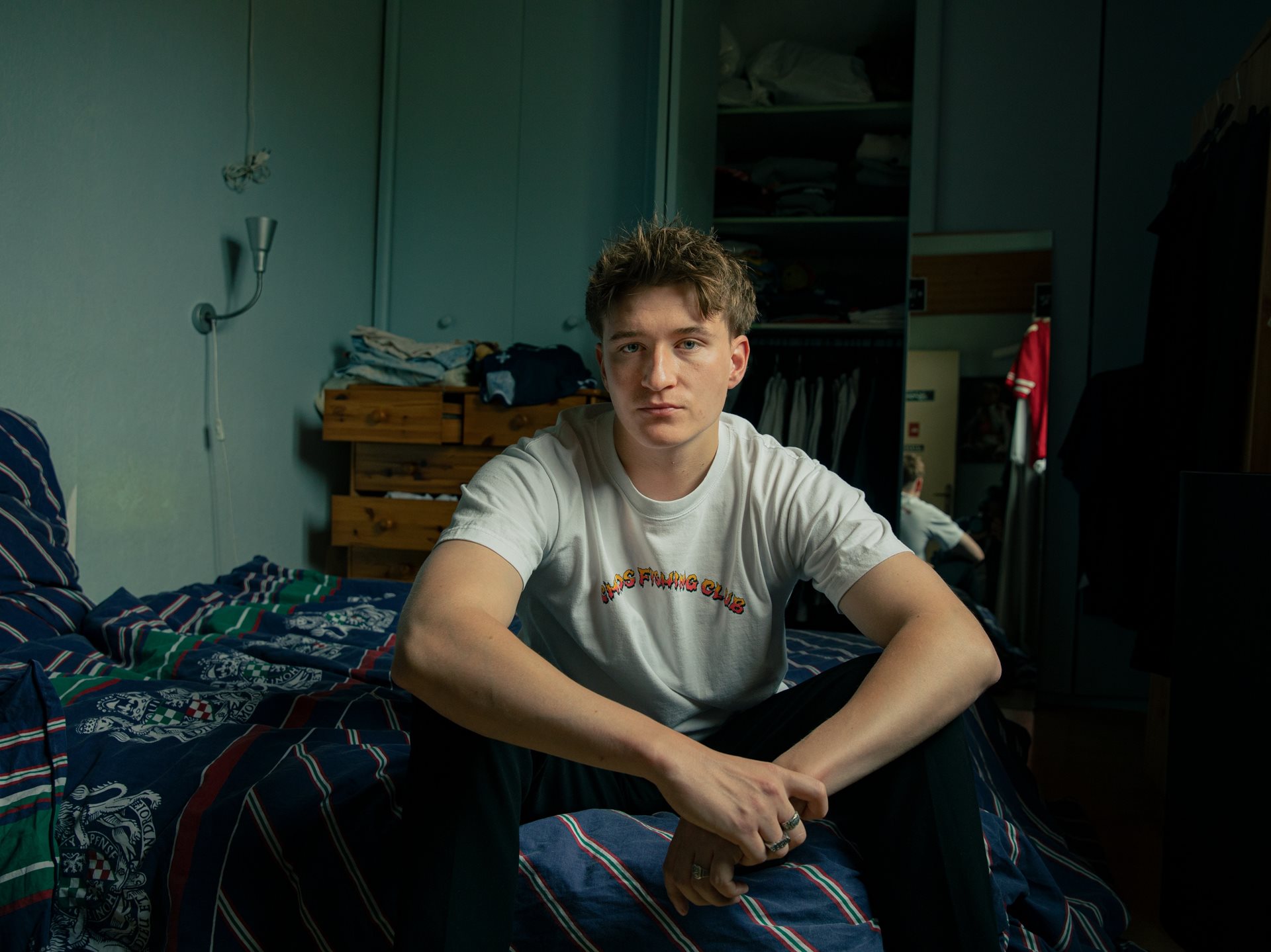 <p>Alexandre Belorgey, of French-Russian descent, lives at home with his parents in Aulnay-sous-Bois, France. He hopes to become a film director.</p>
<br />
&nbsp;