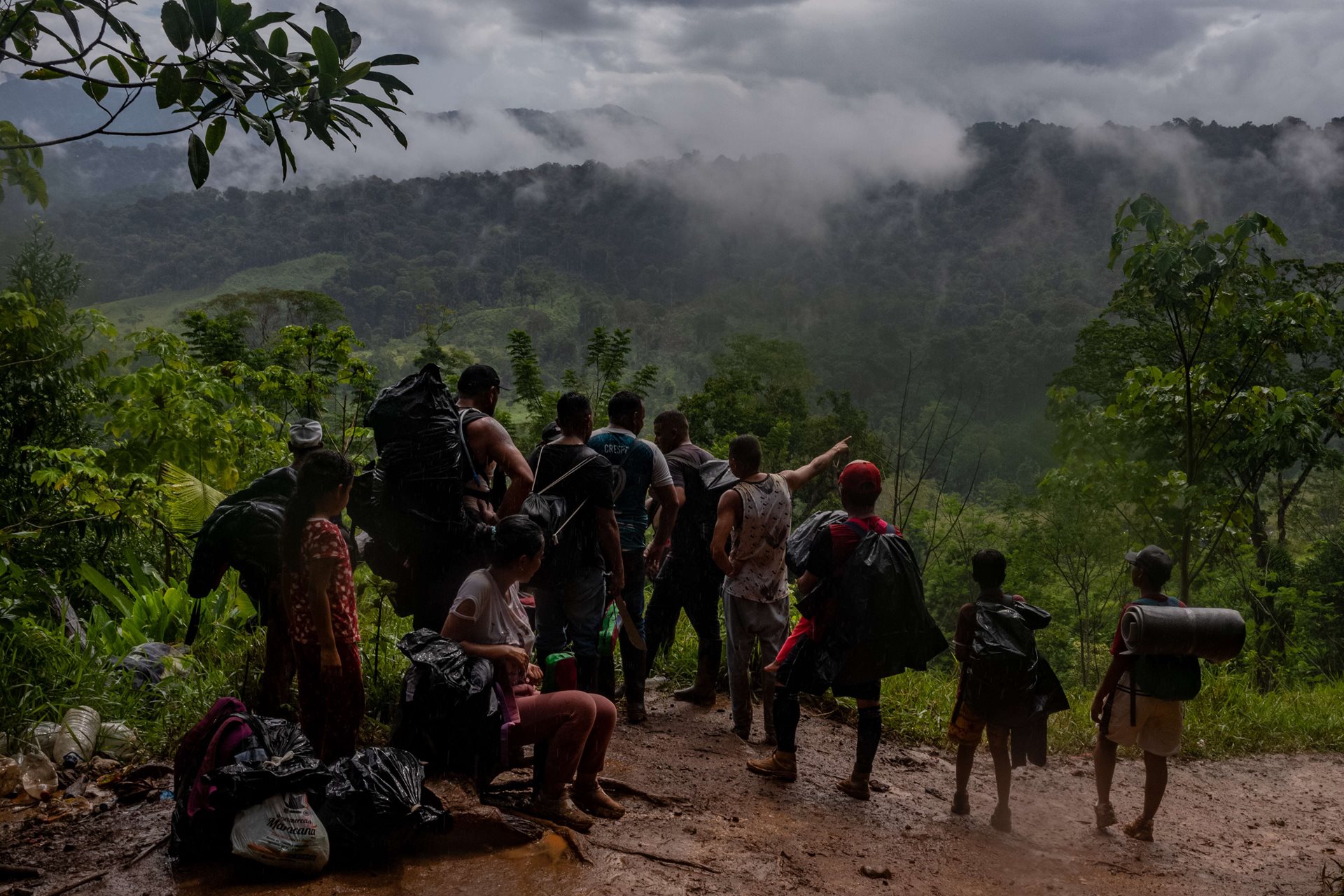 Highway-like paths are appearing in the middle of the jungle as hundreds of people walk through every day. Despite measures implemented by the US government in collaboration with several Central and South American countries, more than one million people have crossed the Darién in the last four years attempting to reach the United States.