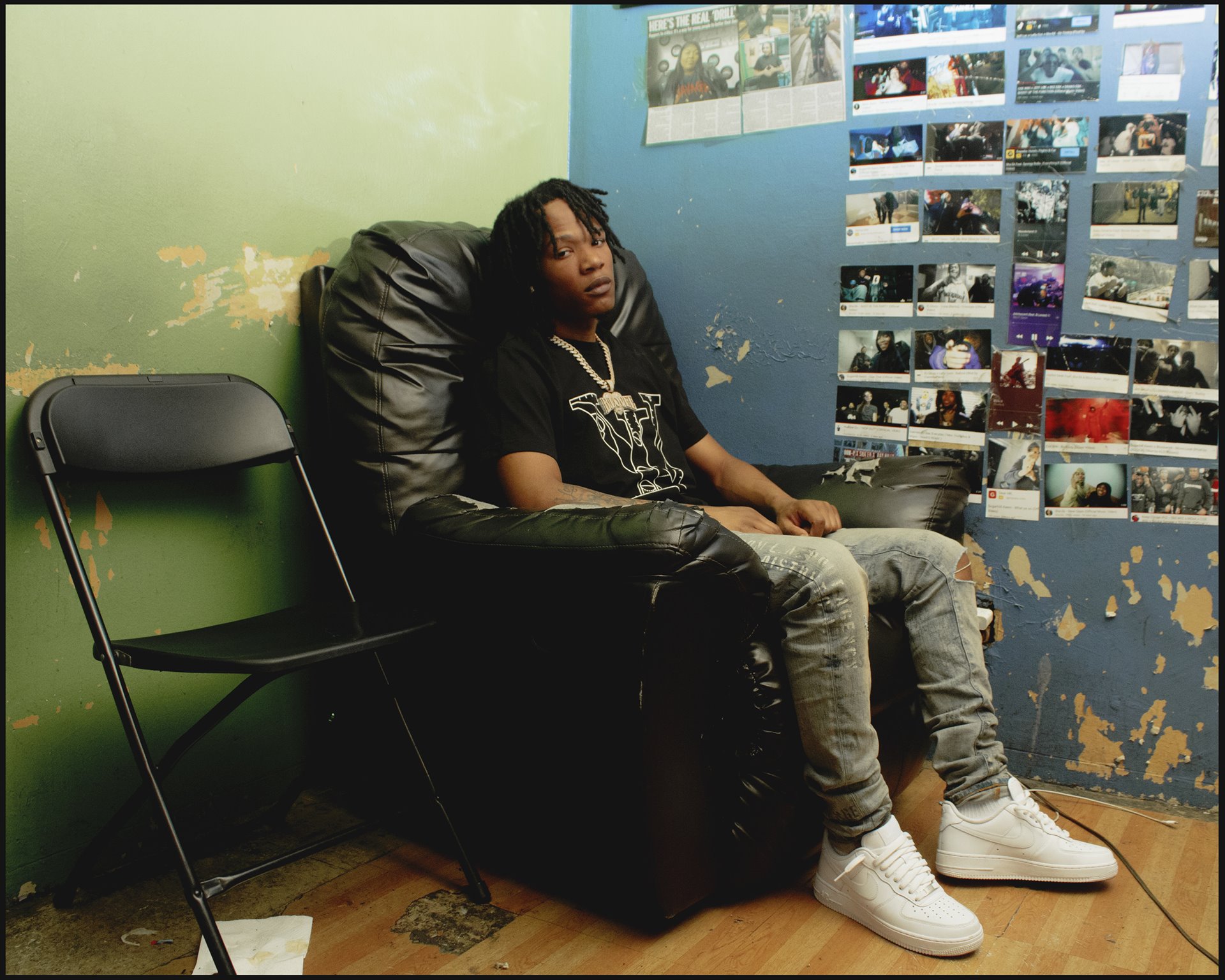 <p>B-Lovee (21) is a South Bronx native who has turned local renown into global success by going viral on video sharing platforms like TikTok. South Bronx, New York, United States.</p>
