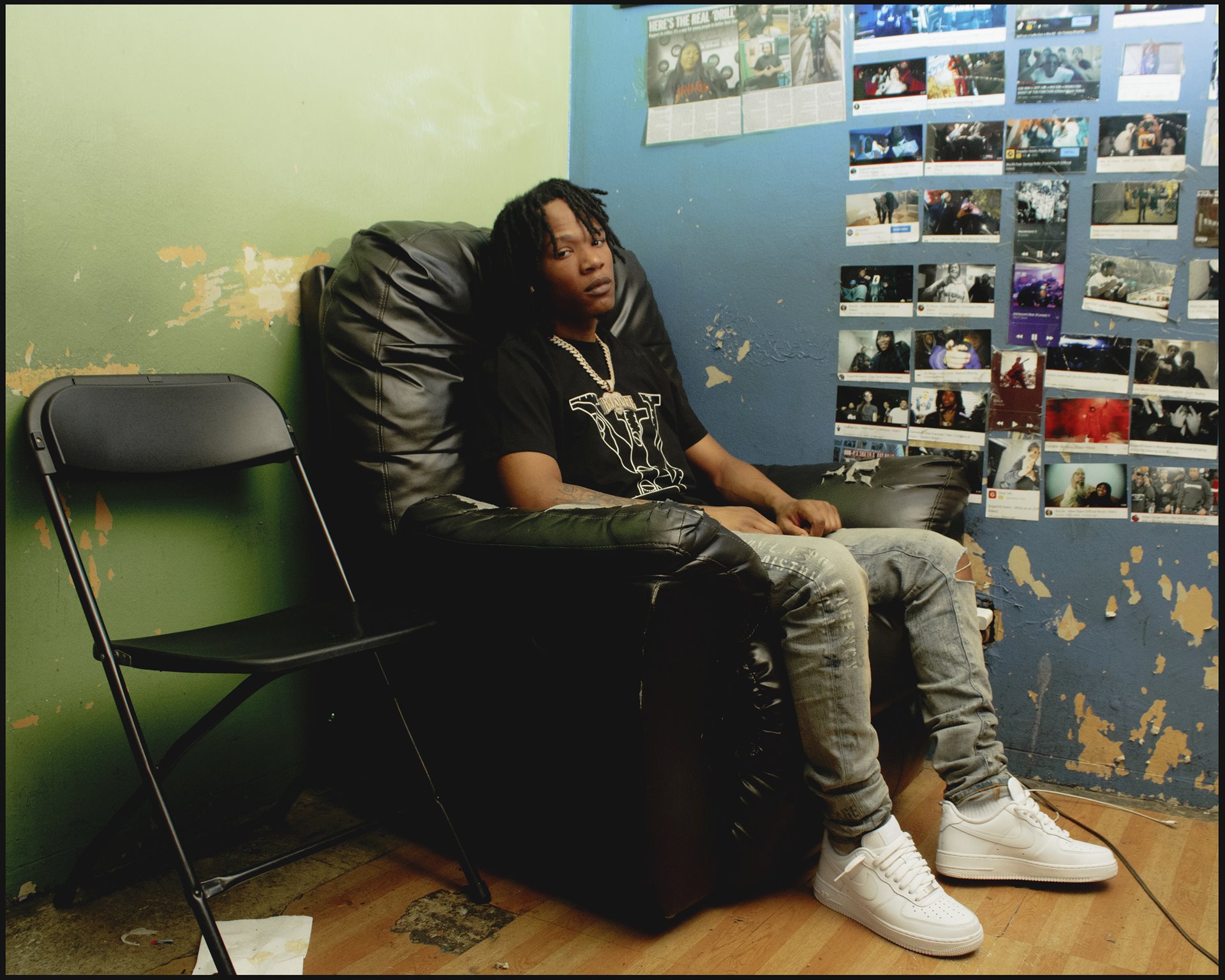 <p>B-Lovee (21) is a South Bronx native who has turned local renown into global success by going viral on video sharing platforms like TikTok. South Bronx, New York, United States.</p>
