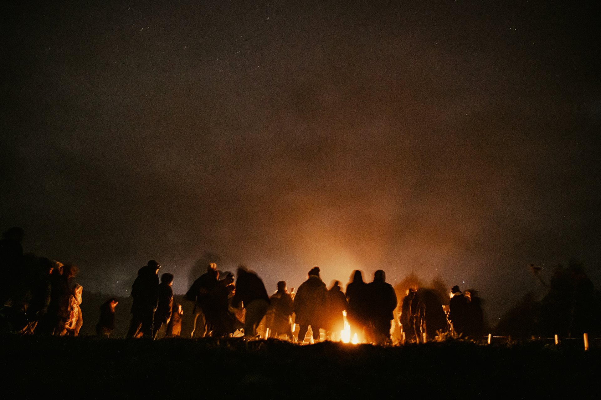 Members of the Ruatāhuna Tūhoe community gather at dawn in Ruatāhuna, New Zealand, to celebrate the rising of Matariki, the Māori New Year, with festivities that honor their cultural heritage and connection to the land. The ceremony, is called hautapu for short, which means to feed the stars with a sacred offering. Celebrations include feasting on local produce and sharing stories of loved ones who have passed away, reinforcing community bonds.