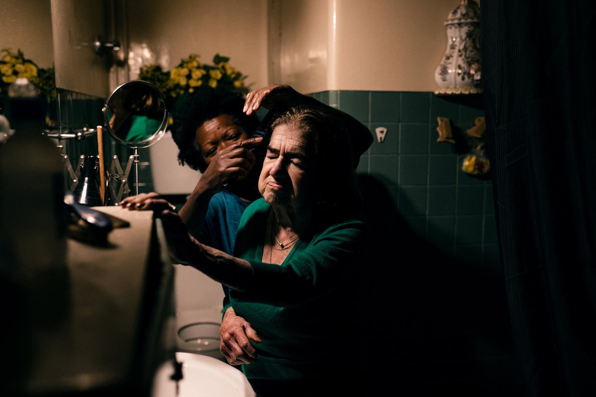 Ana Maria takes care of a woman she has been employed by for around 15 years, in Lisbon, Portugal.&nbsp;<br />
&nbsp;