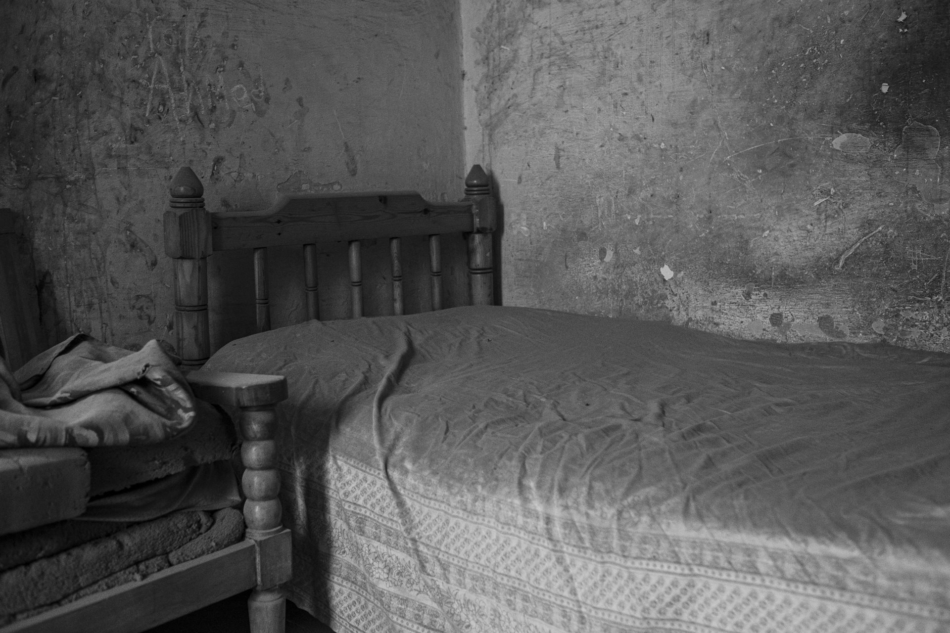 Kadry and Ola&rsquo;s bedroom in Moon Valley, Alexandria, Egypt. Kadry had been away for a week and forgot to close the window before leaving.