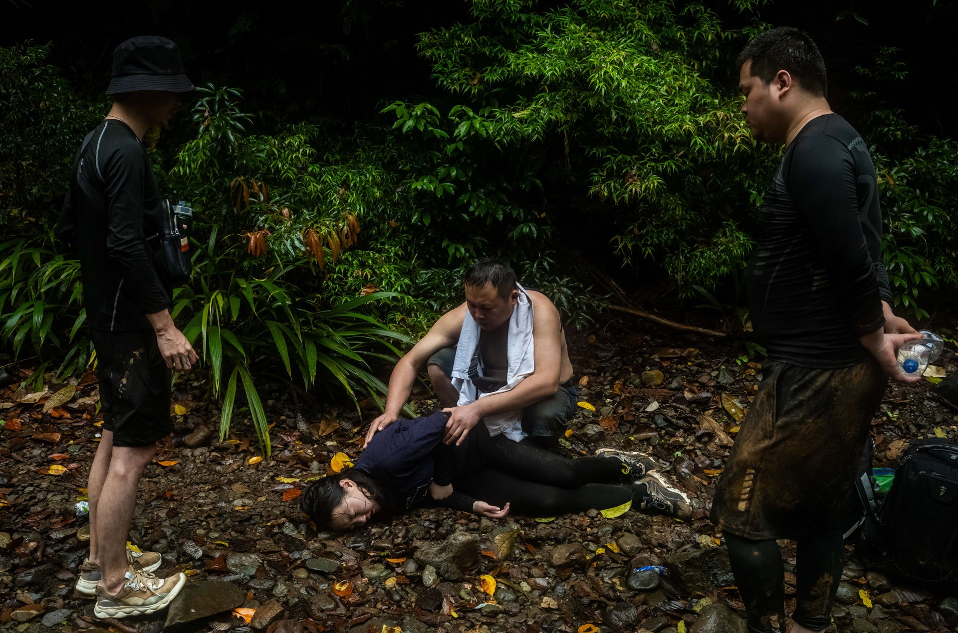 A 13-year-old Chinese girl vomits on the ground as her father tries to comfort her. Along with the Chinese, a diverse wave of migrants &ndash; Cubans, Haitians, Ecuadorians, and Peruvians &ndash; are also crossing in significant numbers, while Afghans &ndash; many escaping the Taliban &ndash; are one of the fastest-growing groups.
