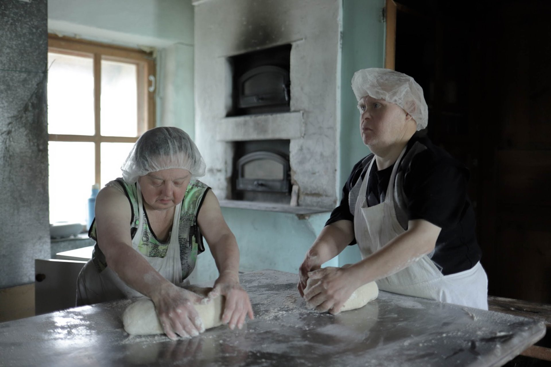 Tatyana and Minya work together at the Svetlana bakery.