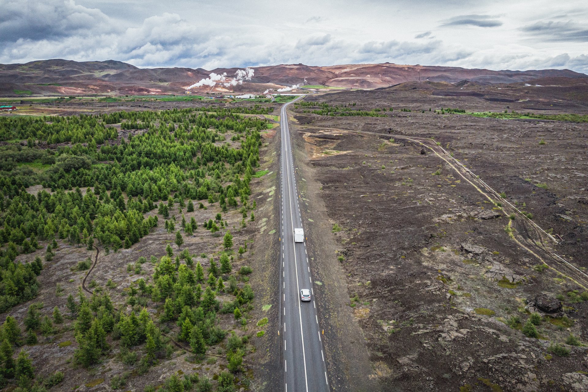 A reforestation project in Krafla, Iceland. The country lost most of its trees more than a thousand years ago, when Viking settlers cut down forests to supply wood for boats, homes and fuel. Iceland&rsquo;s government views reforestation as one way to help the country meet its climate goals. In addition, it benefits farmers by improving and stabilizing soil, and helps counteract the effects of erosion and sandstorms.